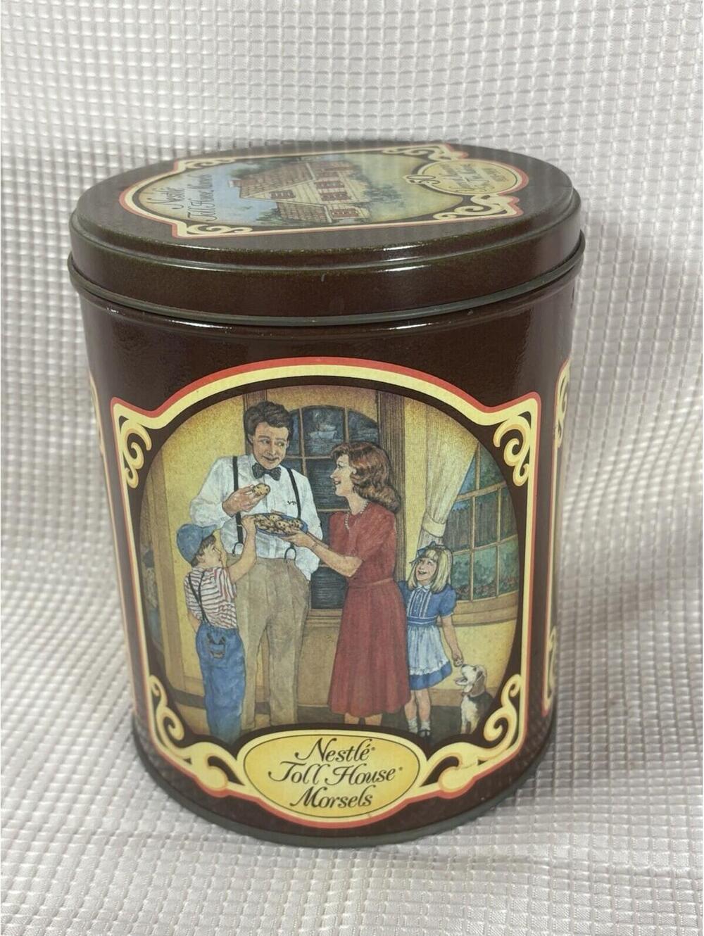 132 - vintage Nestle Toll House Morsels 50th Anniversary tin